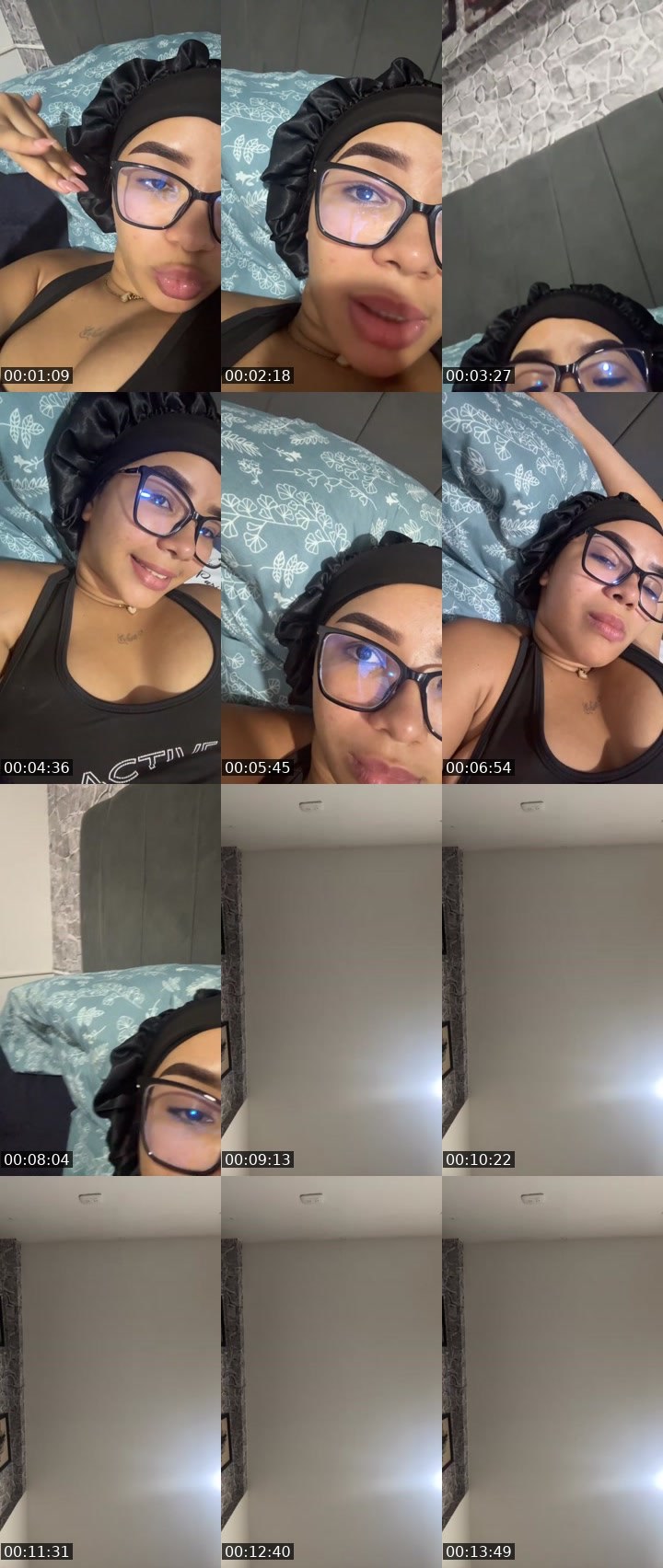 Contact-sheet preview of Andrea Terán's Liveme recording