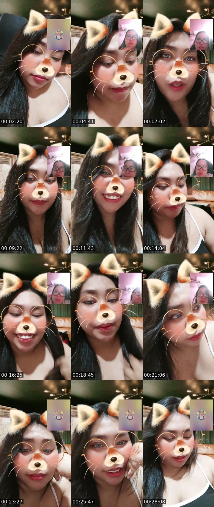 Contact-sheet preview of 🍑Obryee's Liveme recording