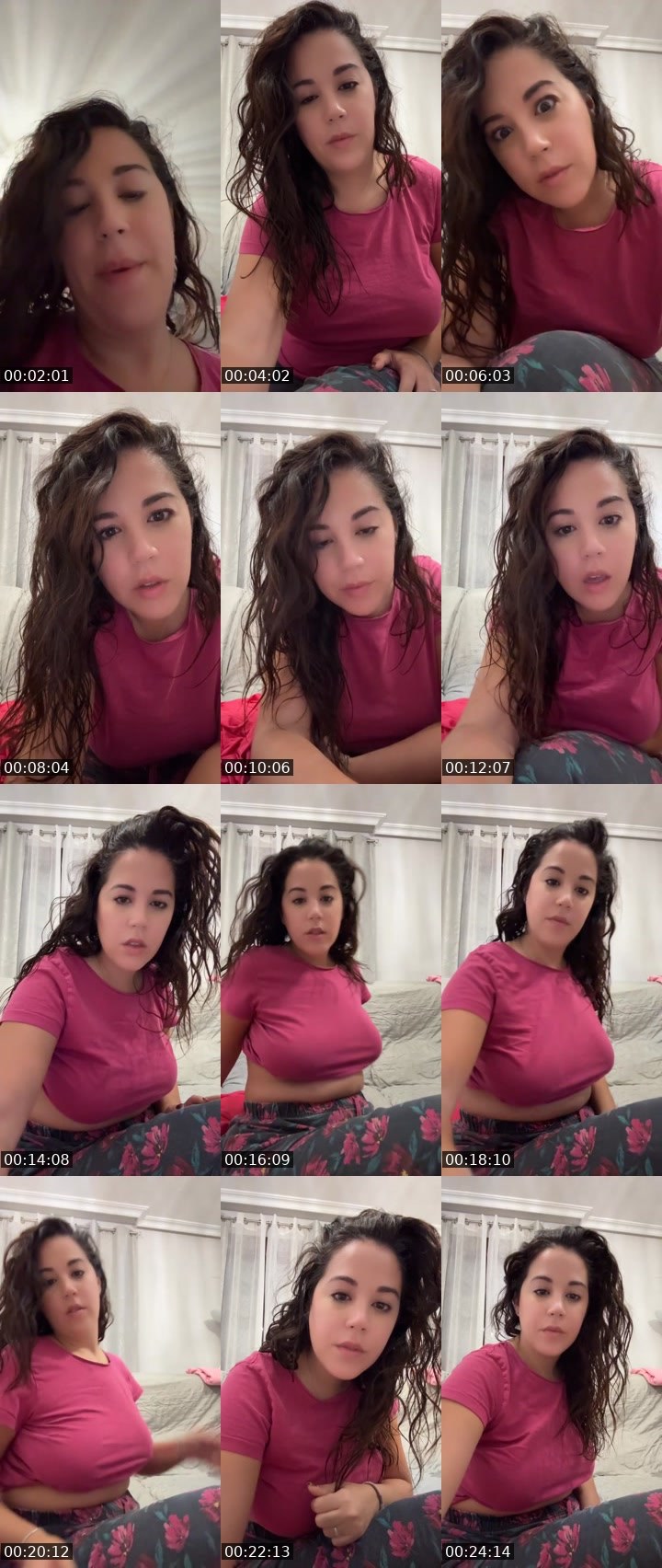 Contact-sheet preview of Lorenaglbrt1 🌹🐝's Liveme recording
