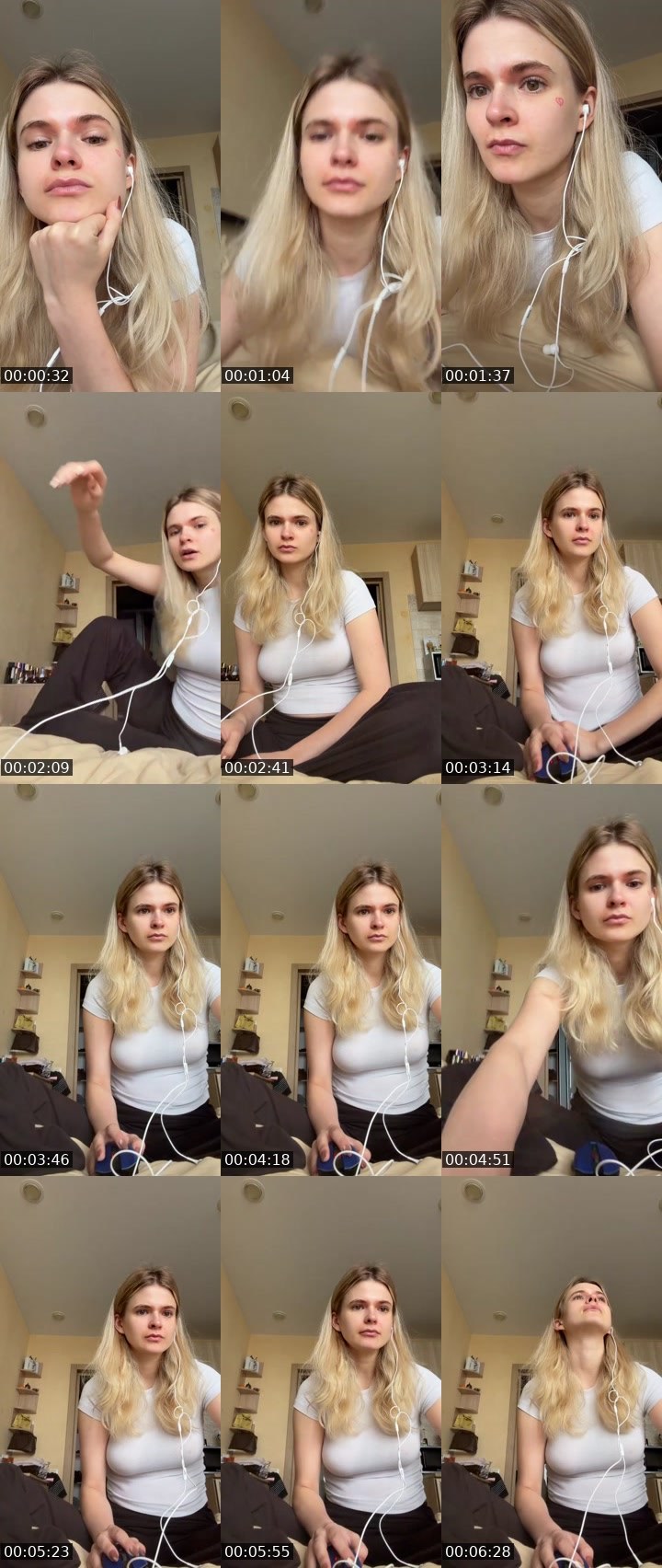 Contact-sheet preview of VIKTORIA VAMP's Liveme recording