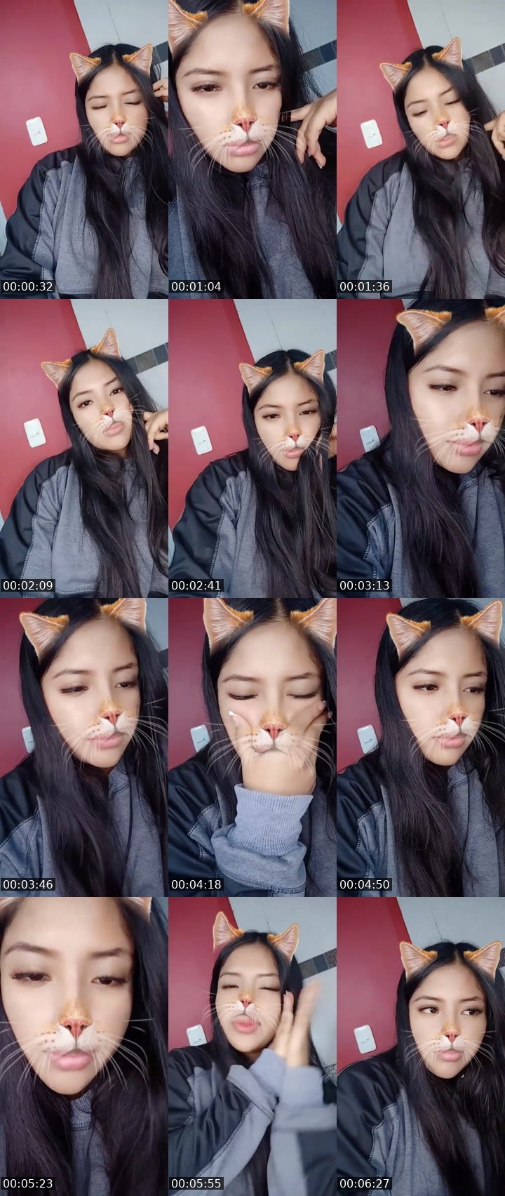 Contact-sheet preview of 🫧Cassy's Liveme recording