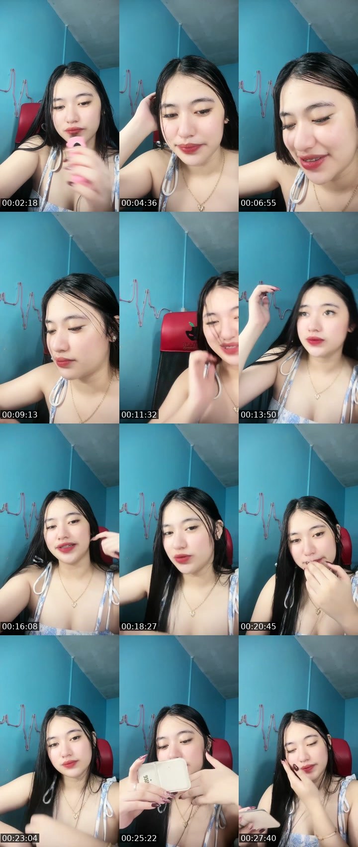 Contact-sheet preview of ♛ ₚₕ Janice🏆 (NP)'s Liveme recording