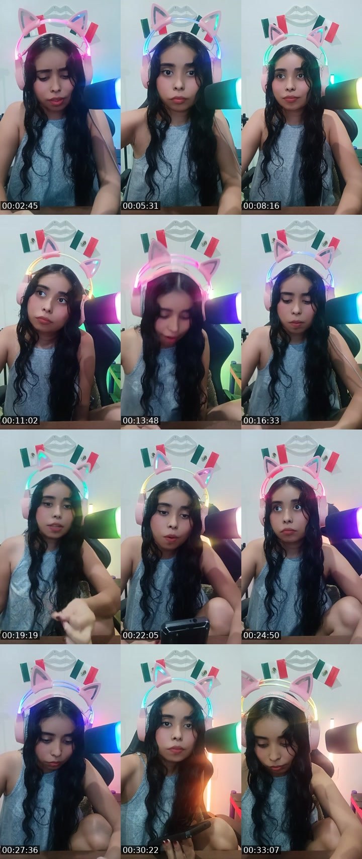 Contact-sheet preview of Aꪶⅈꫀ♔☘'s Liveme recording