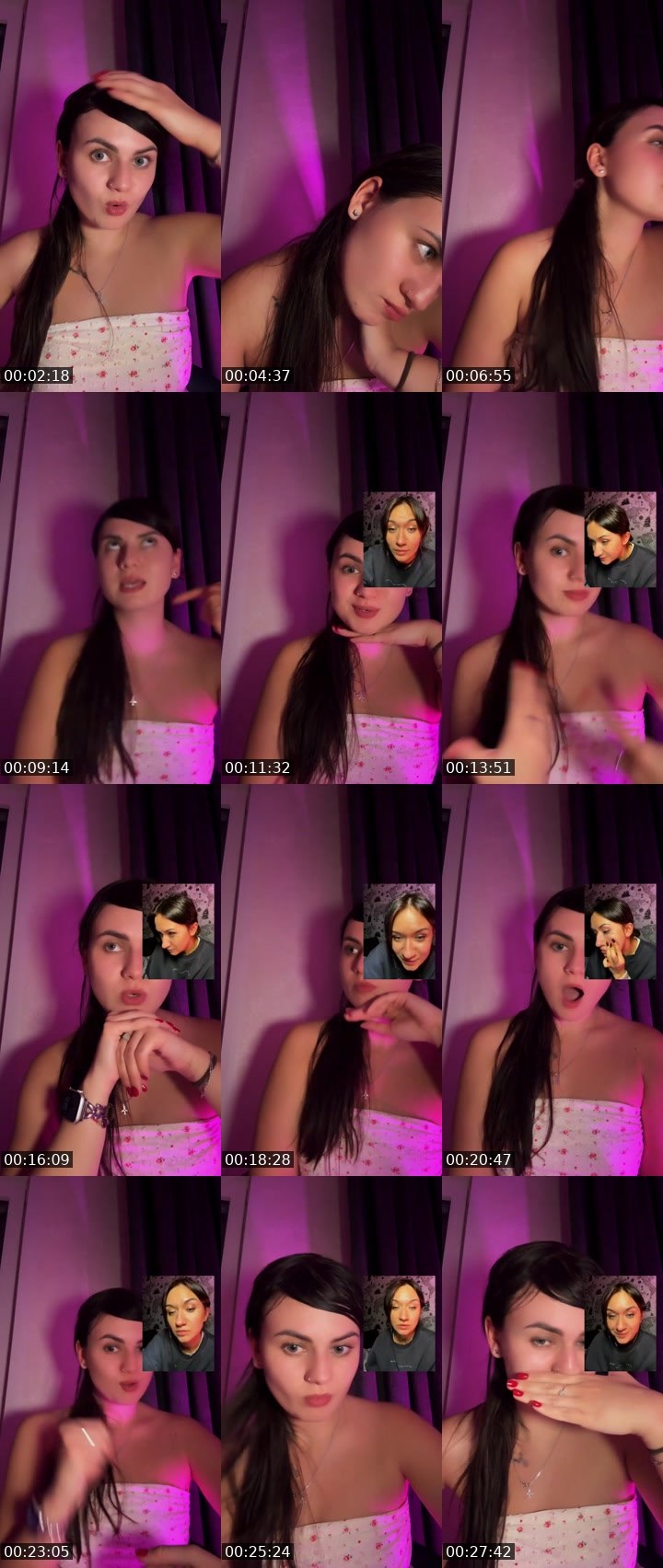 Contact-sheet preview of katie_belle 🌸's Liveme recording