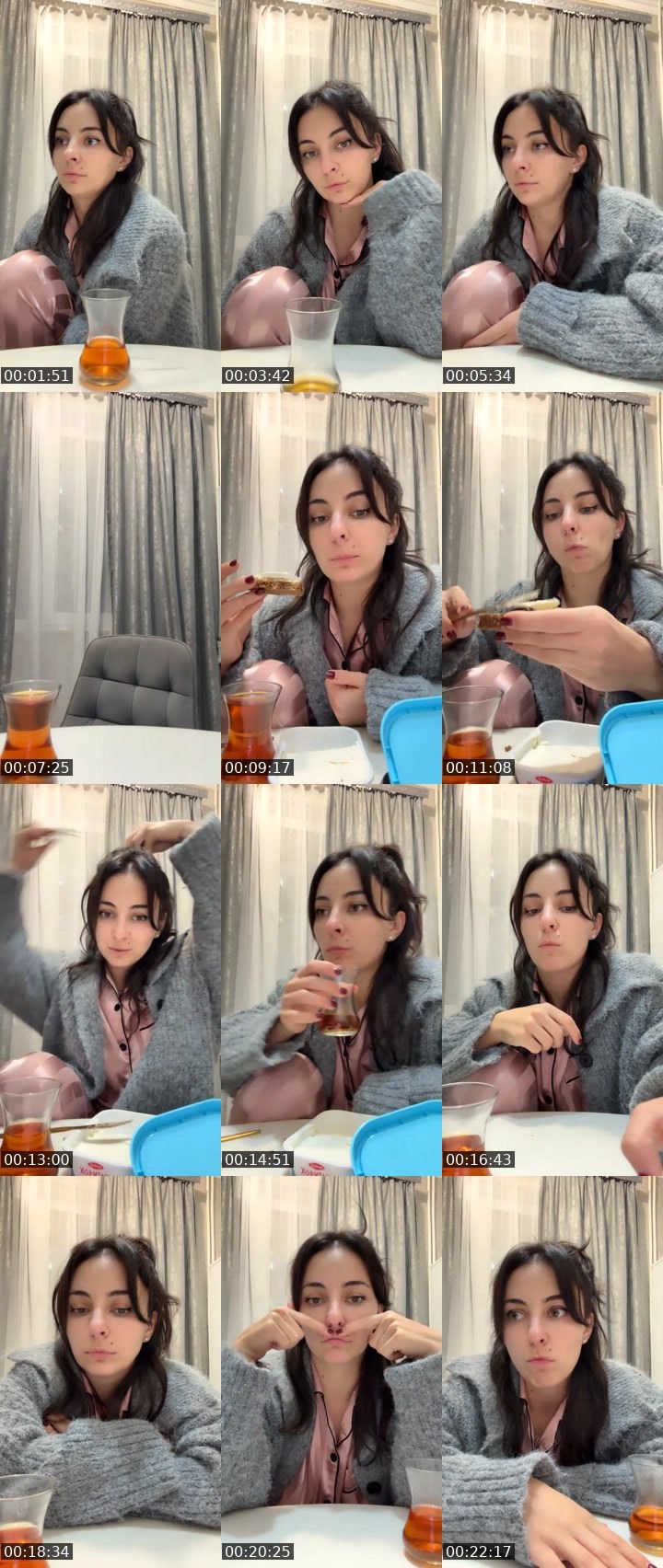 Contact-sheet preview of Zaika🌺's Liveme recording