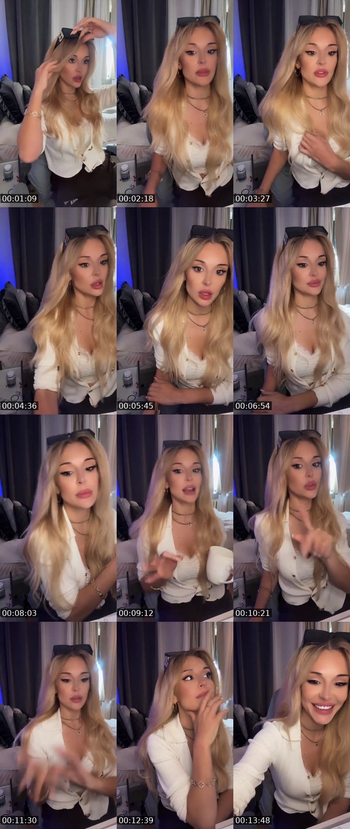 Contact-sheet preview of Angie Baddie🥂's Liveme recording