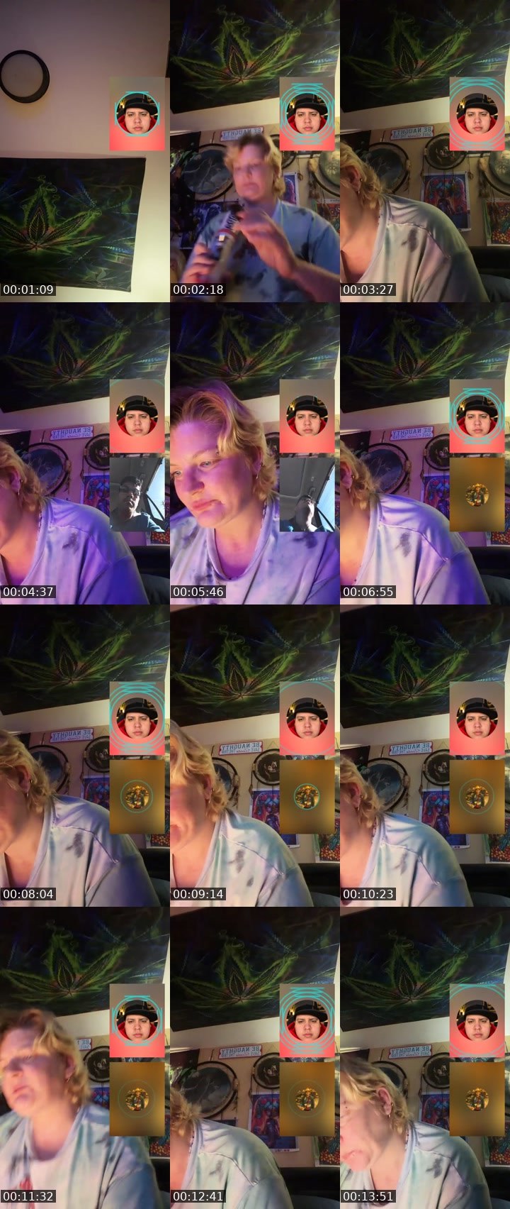 Contact-sheet preview of 🧩⃤ɱ ʝ❌⭕️b̶un̶n̶y̶🐇's Liveme recording