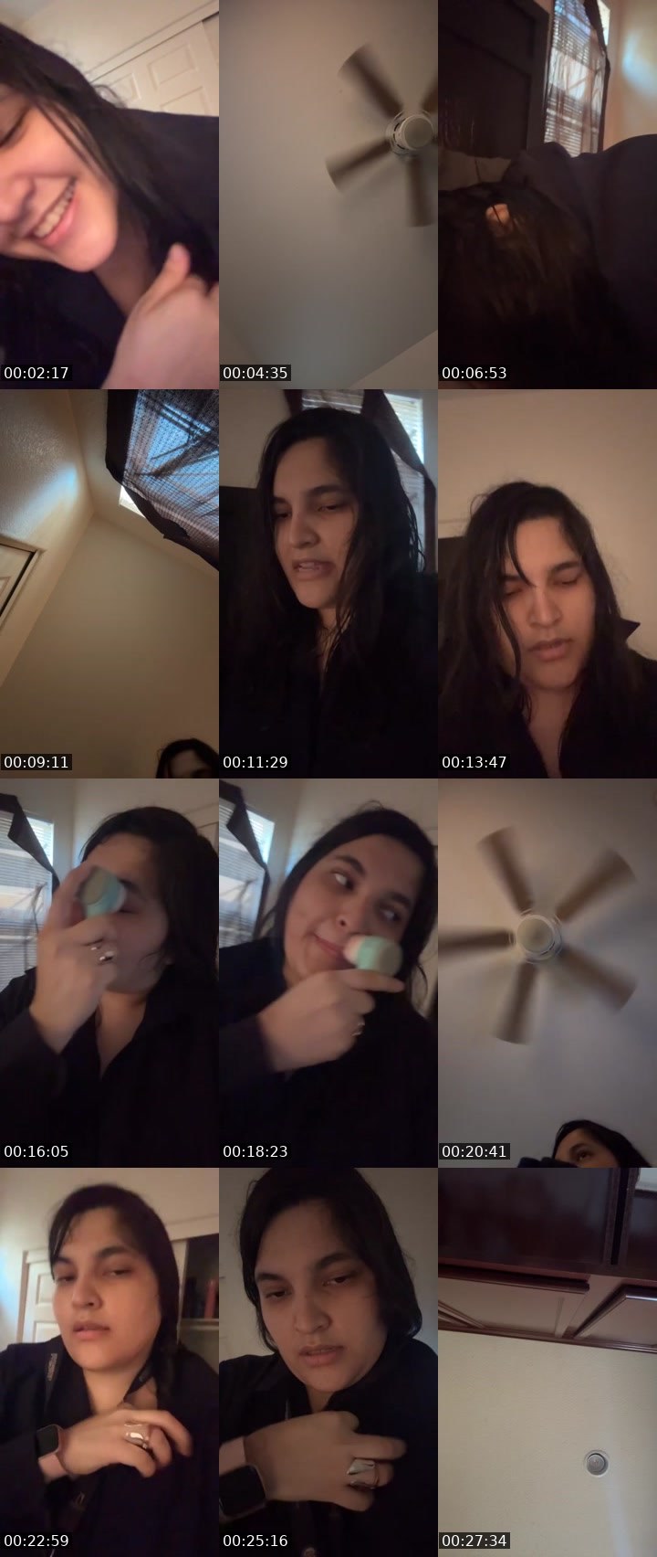 Contact-sheet preview of Kimm h cod-365626026's Liveme recording