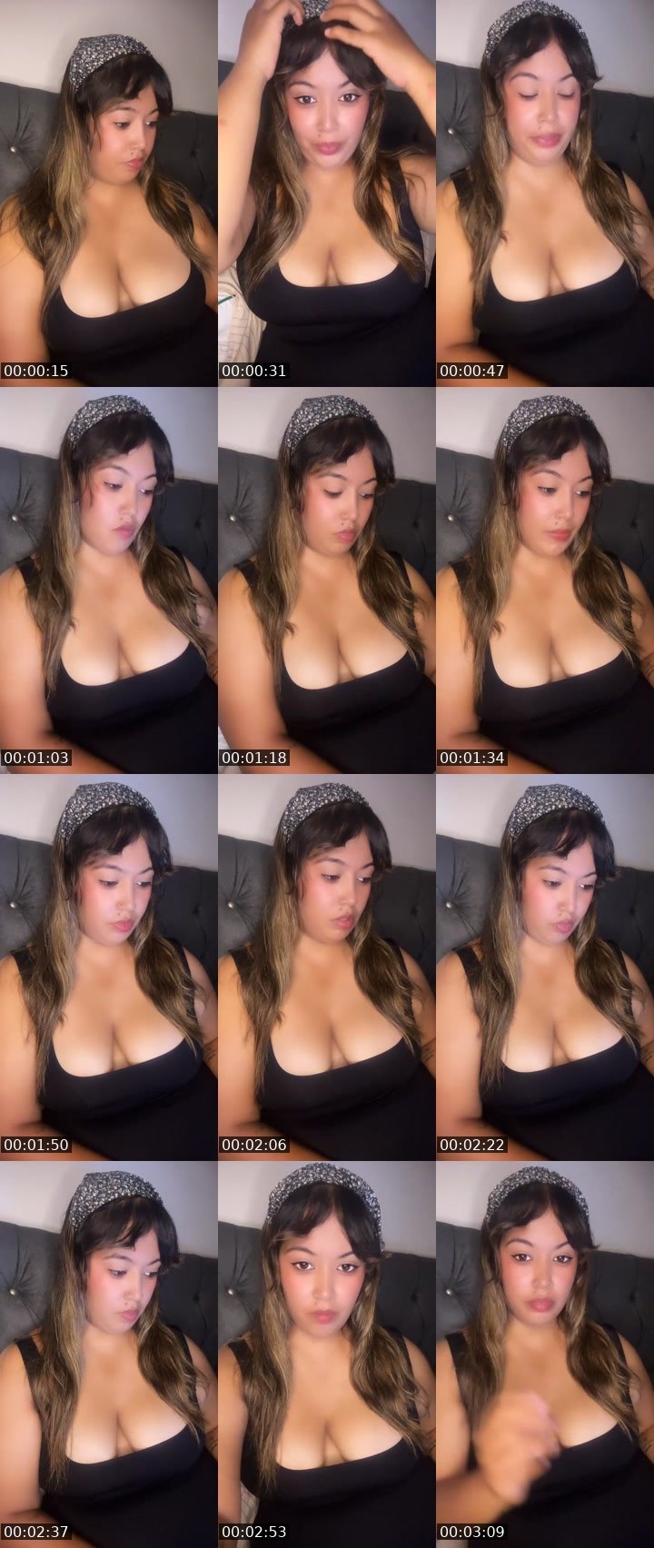 Contact-sheet preview of 🫧 ɴᴀᴛʜʏᥫ᭡፝֟፝֟'s Liveme recording
