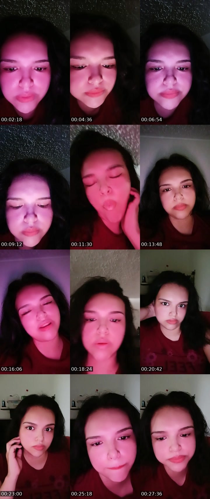 Contact-sheet preview of 🪩Andrea🧸's Liveme recording