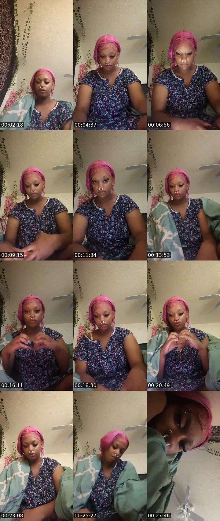 Contact-sheet preview of nanaluvstrippie's Liveme recording