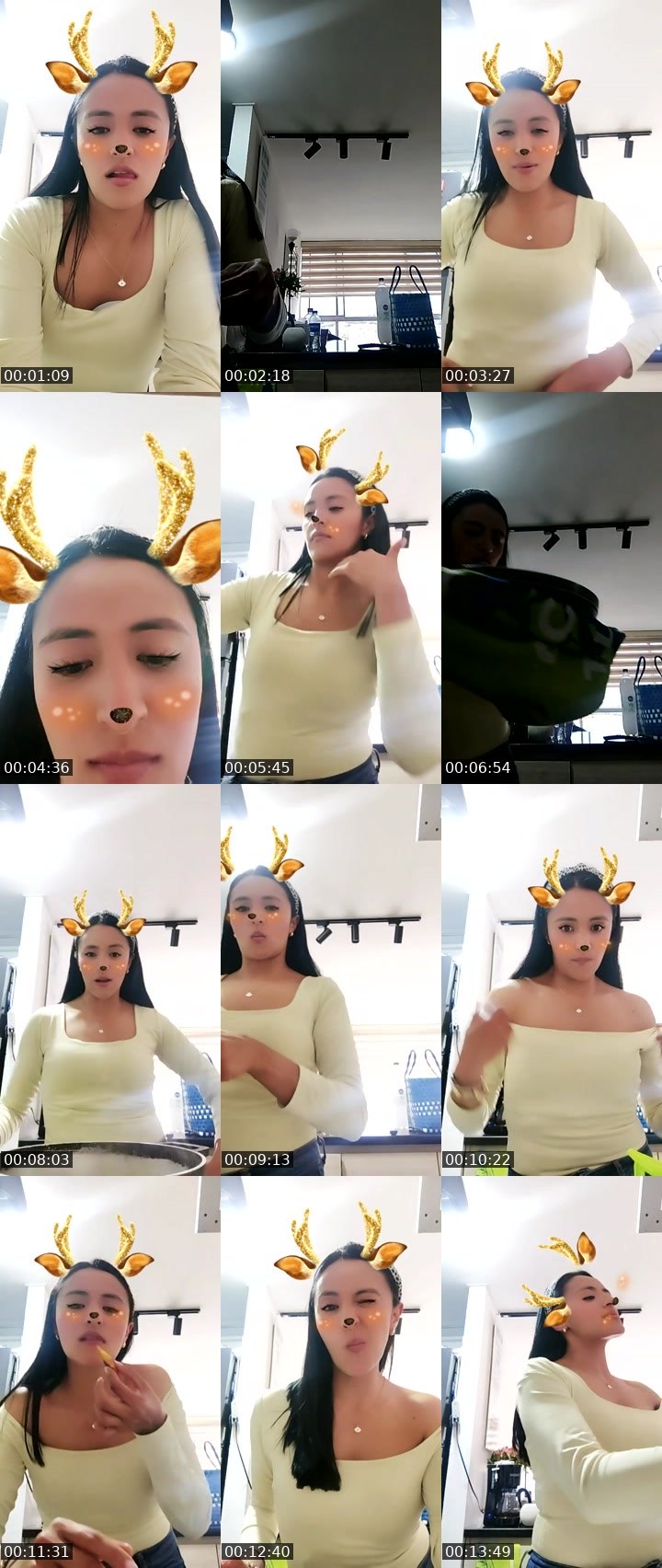 Contact-sheet preview of 🧿🧿MiMi🧿🧿's Liveme recording