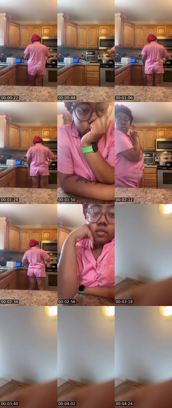 Contact-sheet preview of Tyarra 24's Liveme recording