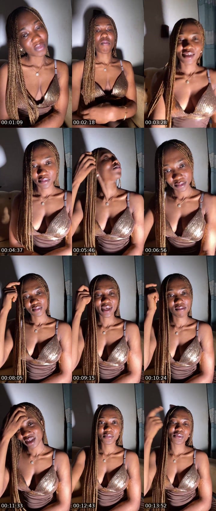 Contact-sheet preview of Queen_lola🥰's Liveme recording