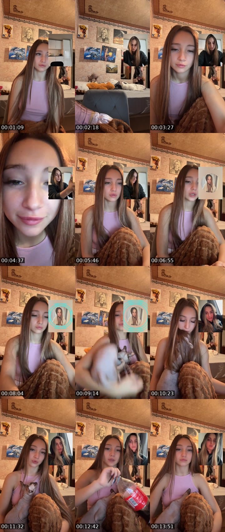 Contact-sheet preview of Conera_baby🐾's Liveme recording