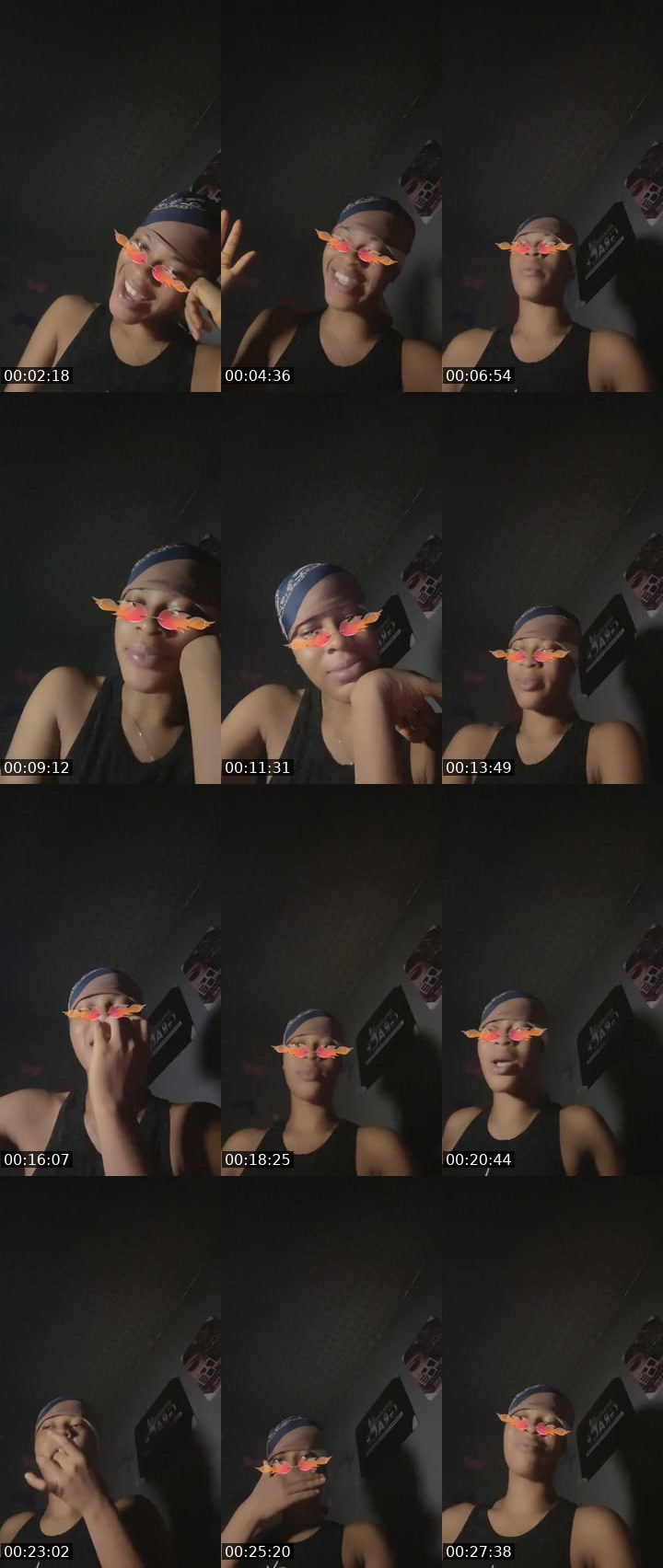 Contact-sheet preview of 💸PREtty🤍🖤's Liveme recording
