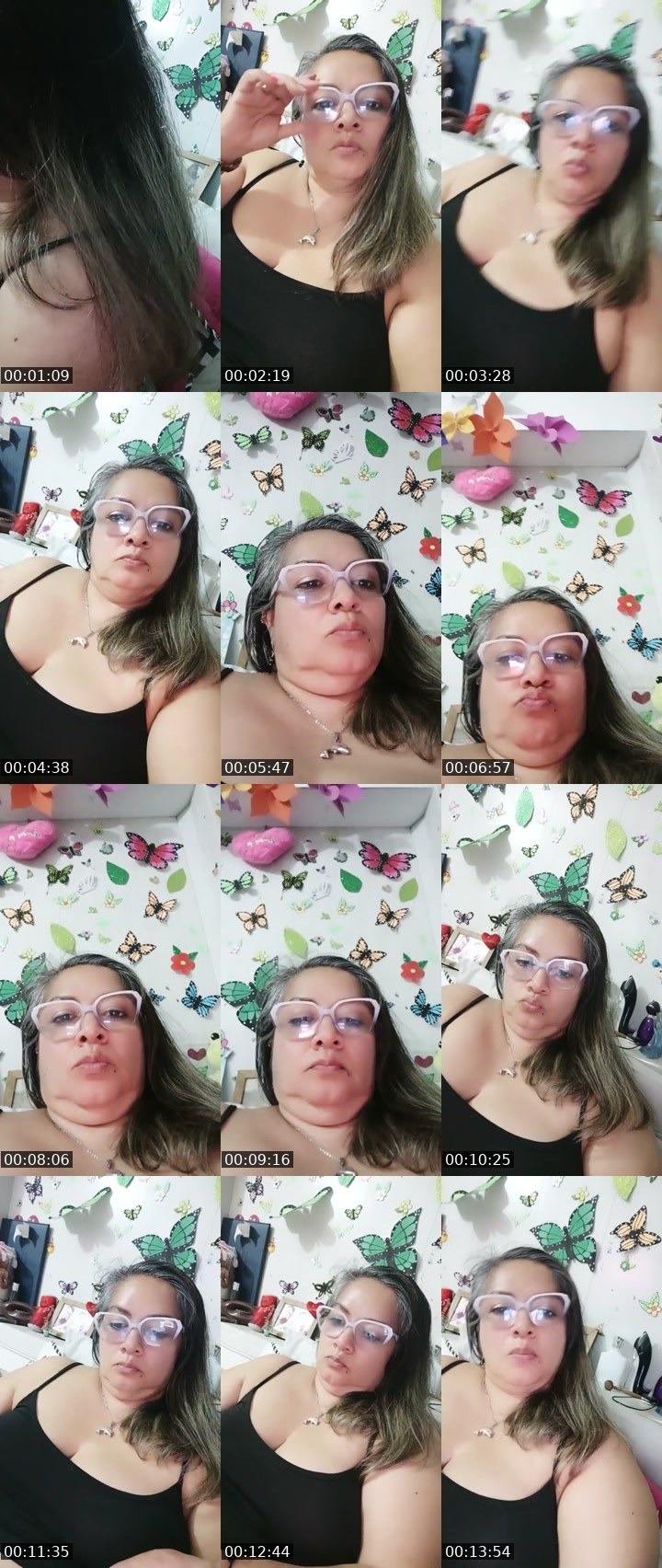 Contact-sheet preview of 🌐 ♡🔥Meche🕶's Liveme recording