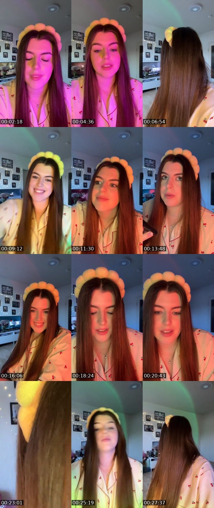 Contact-sheet preview of 🦋Nuvella🦋's Liveme recording