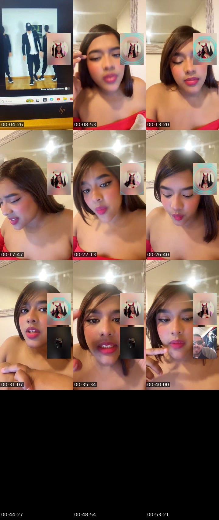 Contact-sheet preview of 🦊💞𝓐𝓵𝓮𝔁𝓪💞🏹's Liveme recording