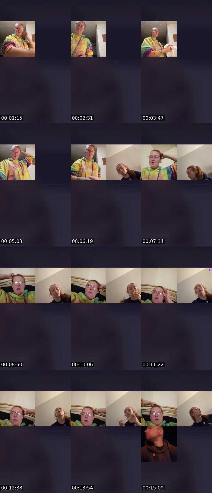 Contact-sheet preview of 🖤Queen🖤's Liveme recording