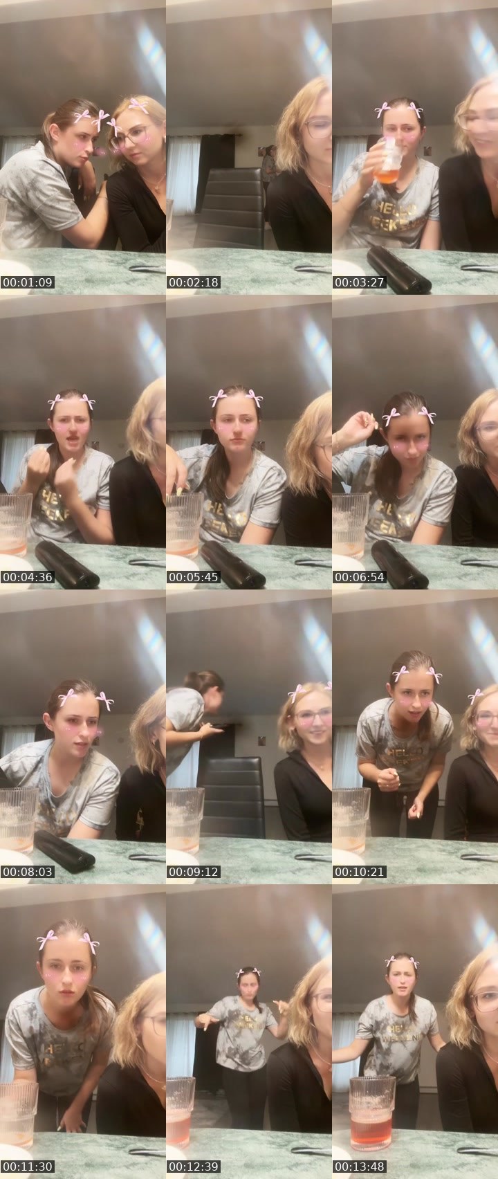 Contact-sheet preview of Natalka🦂's Liveme recording