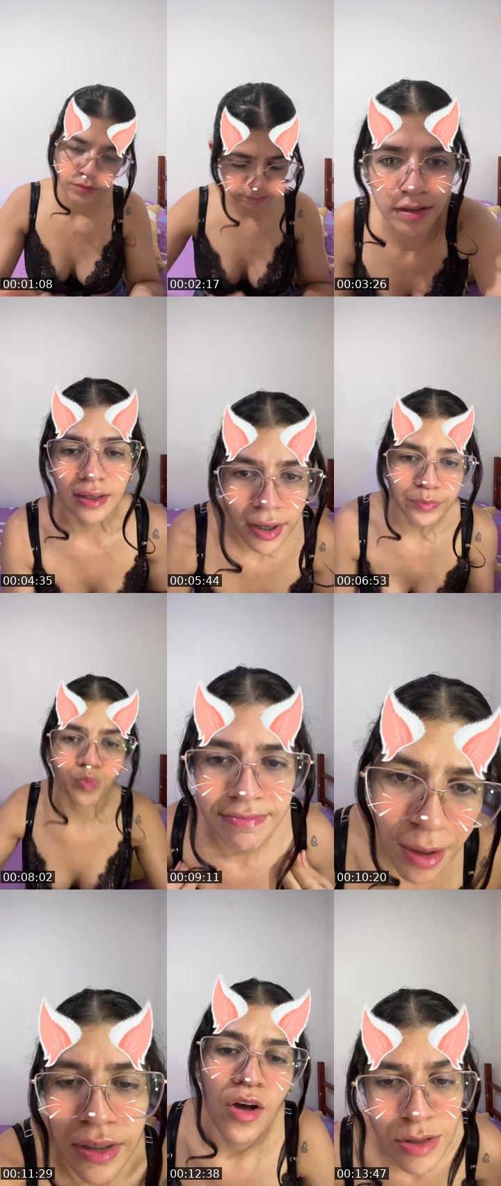 Contact-sheet preview of 🌐 🌸💖Ivelle🩵🌹🌐's Liveme recording