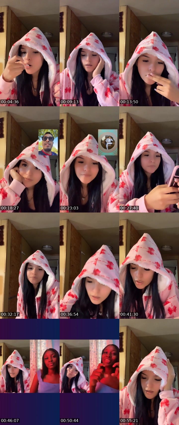 Contact-sheet preview of lacholawednesday's Liveme recording