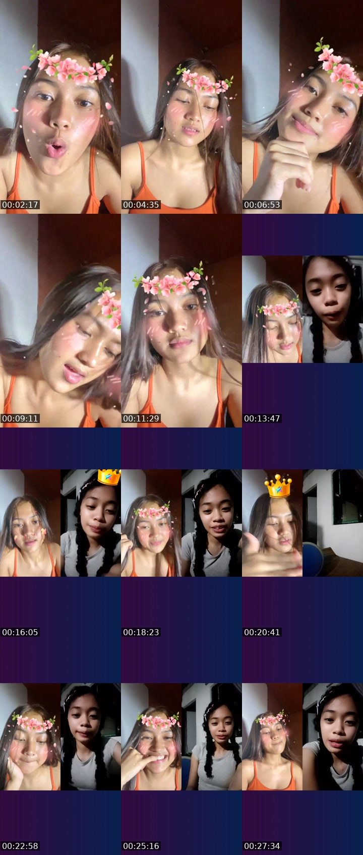 Contact-sheet preview of 👸🏻 Fiora🧜🏼‍♀️'s Liveme recording