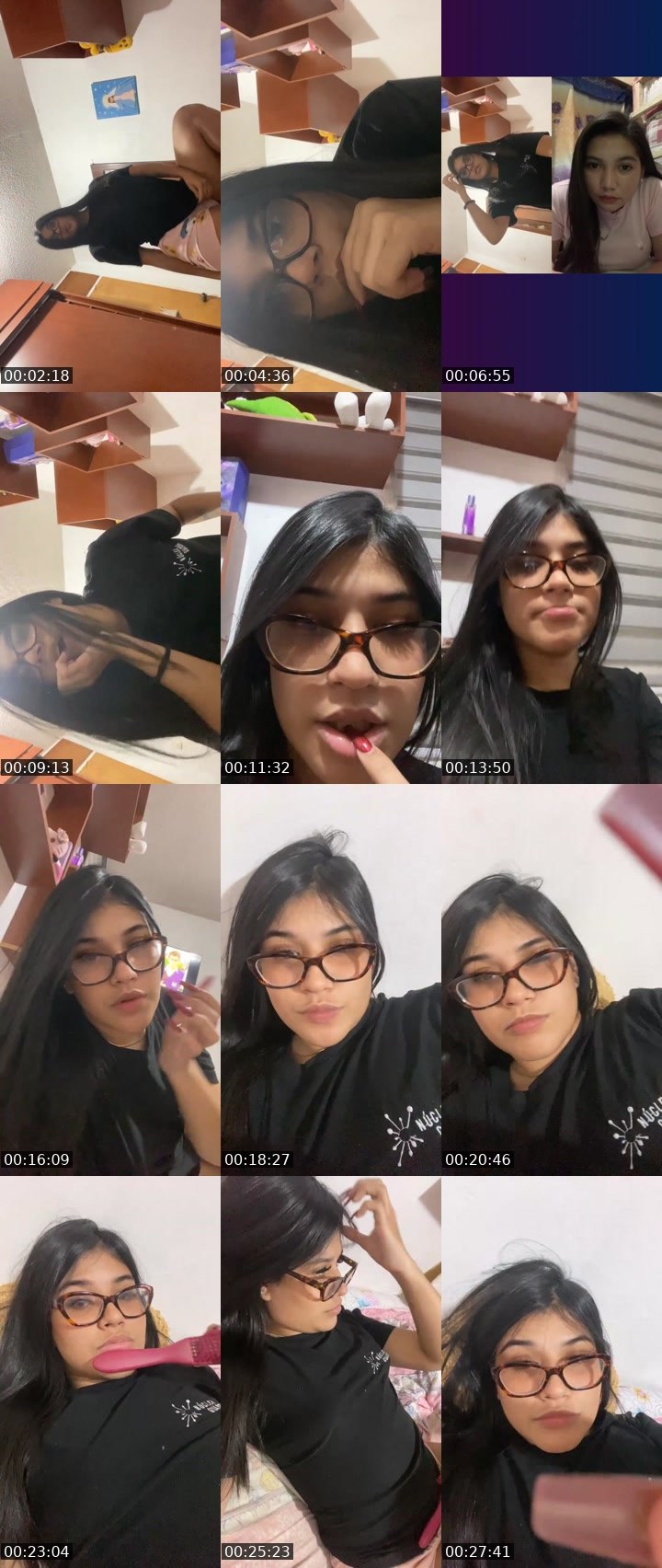 Contact-sheet preview of 𝓕𝓮𝓻 🌔's Liveme recording