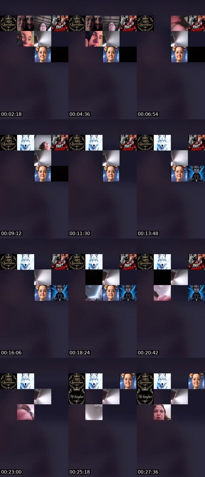 Contact-sheet preview of 💯NR💯Queenbee2.0's Liveme recording