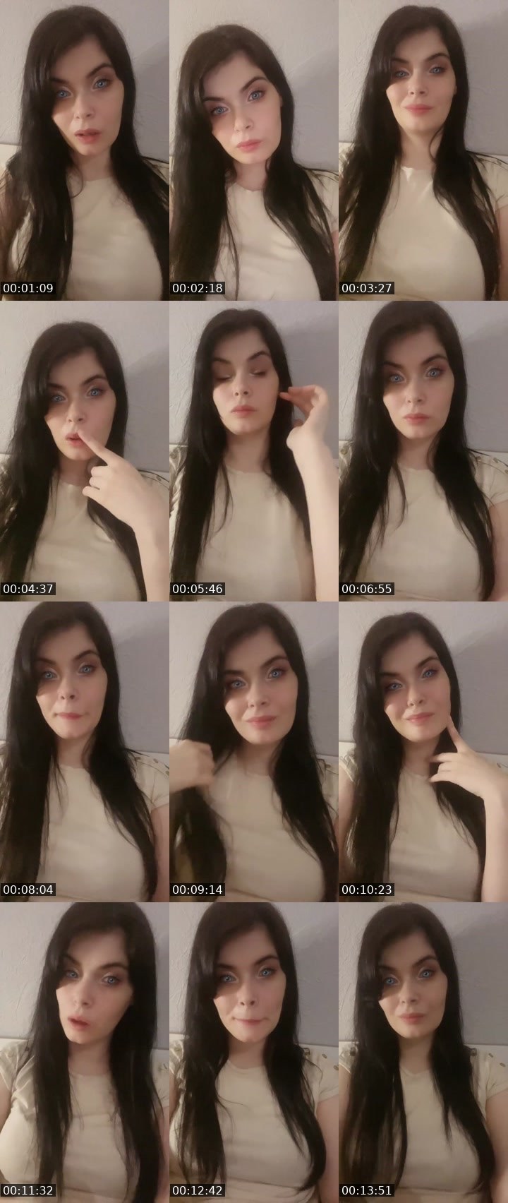 Contact-sheet preview of Анастасия's Liveme recording