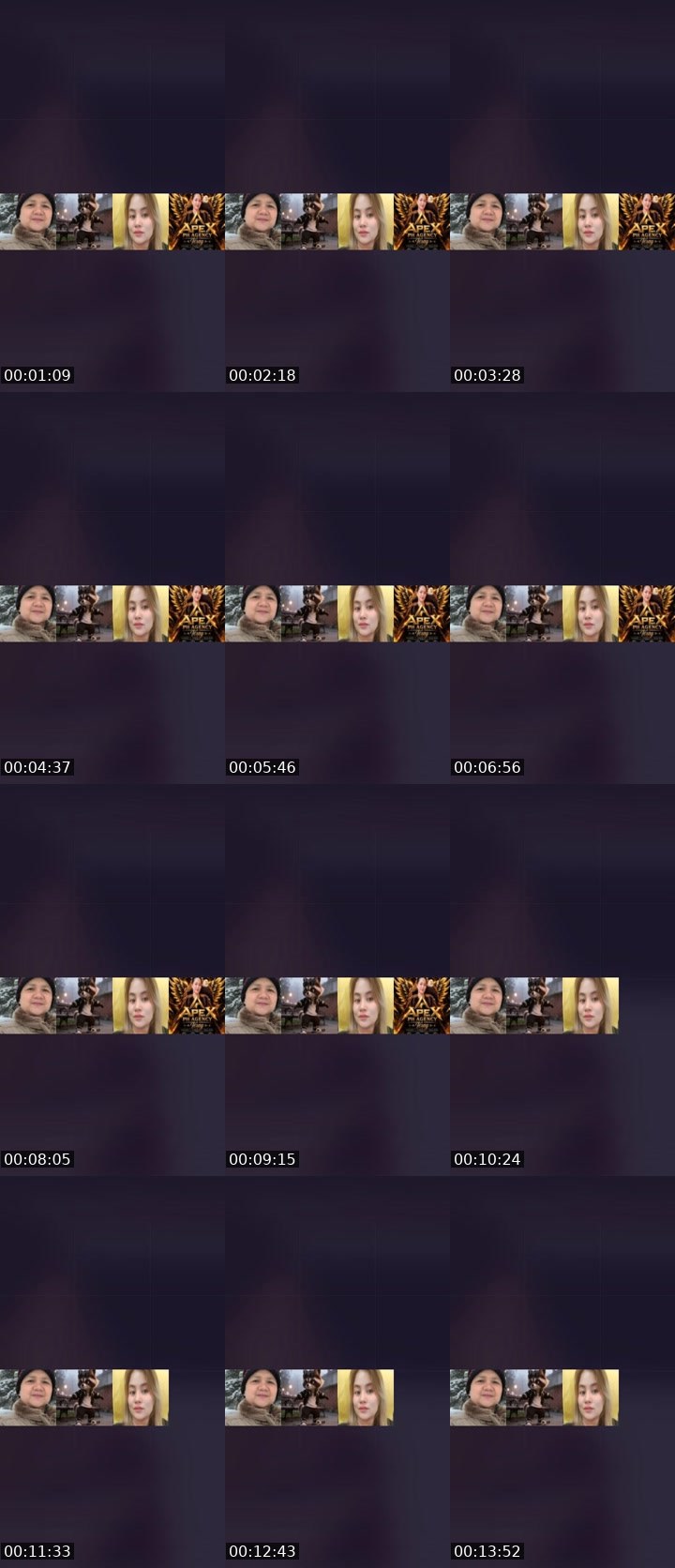 Contact-sheet preview of Ms.Kaye❤️🔥's Liveme recording