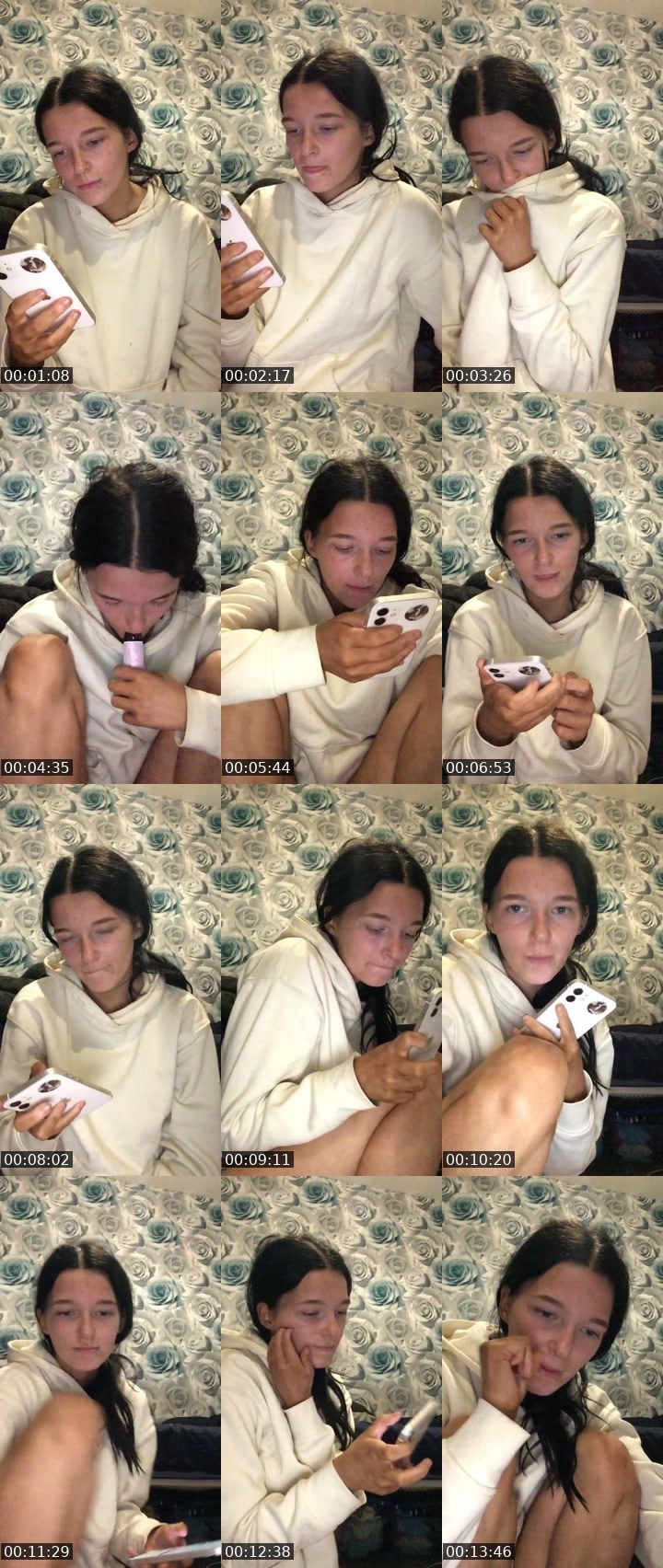 Contact-sheet preview of doll122336's Liveme recording
