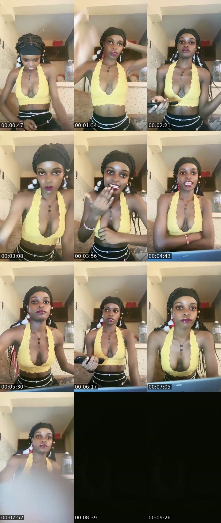 Contact-sheet preview of ✨ Tae 🎀💎's Liveme recording