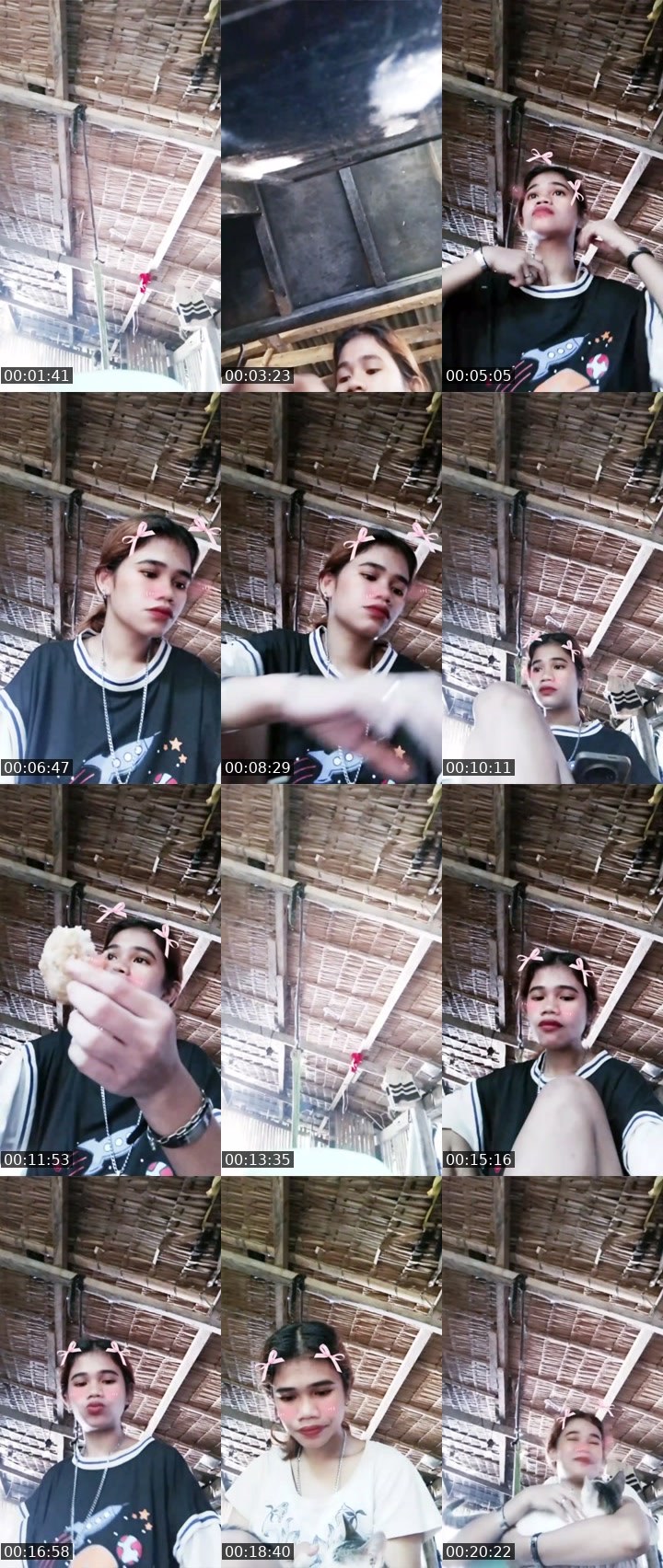 Contact-sheet preview of 👼Kätê🦄's Liveme recording