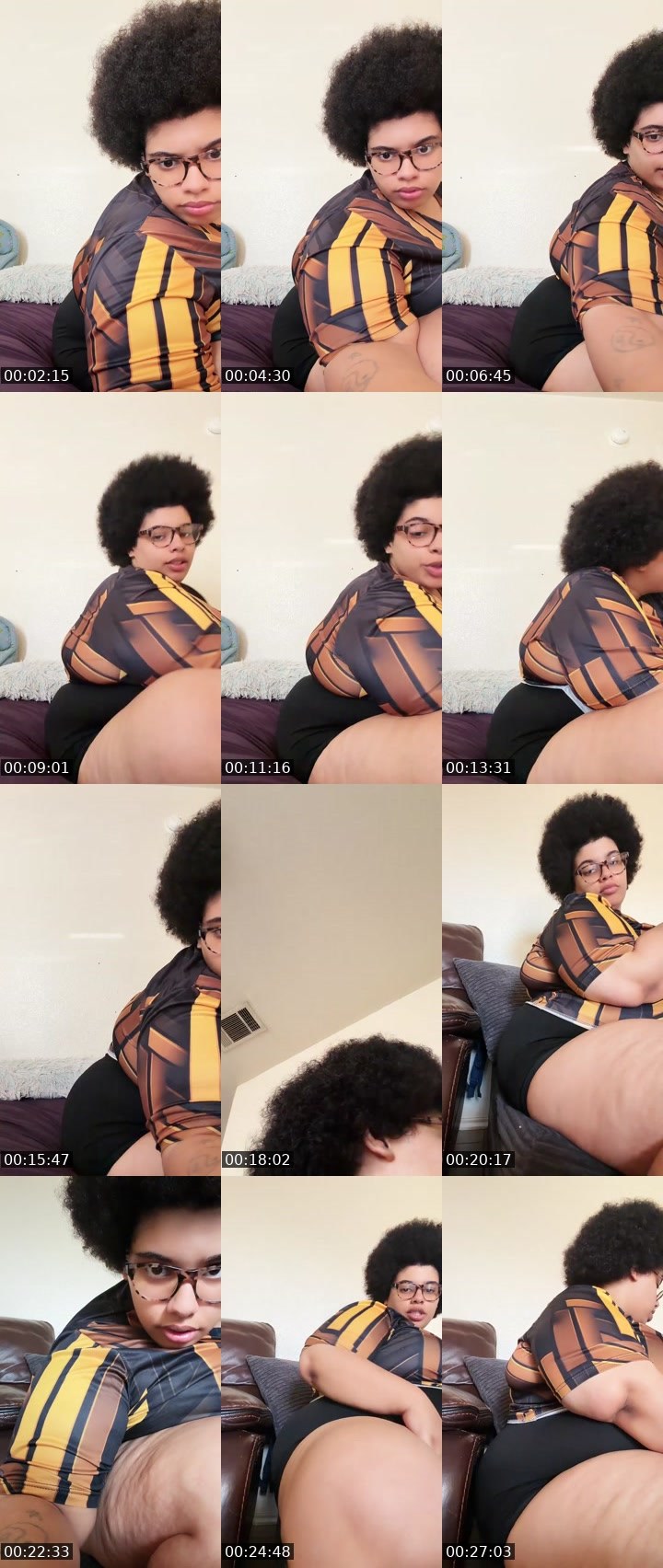 Contact-sheet preview of 🎭⃤ 𝓜𝓪𝓶𝓪 𝓓𝓮𝓮's Liveme recording
