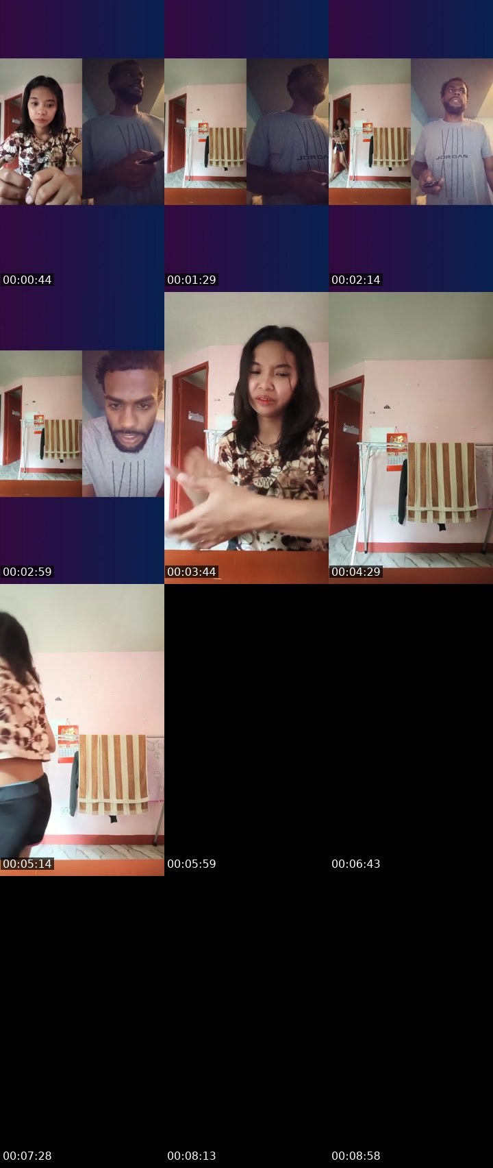 Contact-sheet preview of 😋👸NaLi🦢's Liveme recording