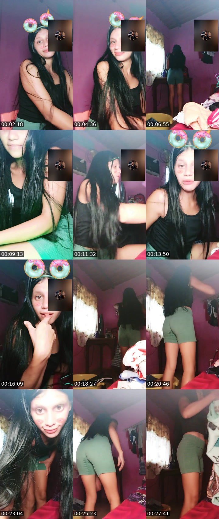 Contact-sheet preview of 🍭Candy☁️'s Liveme recording