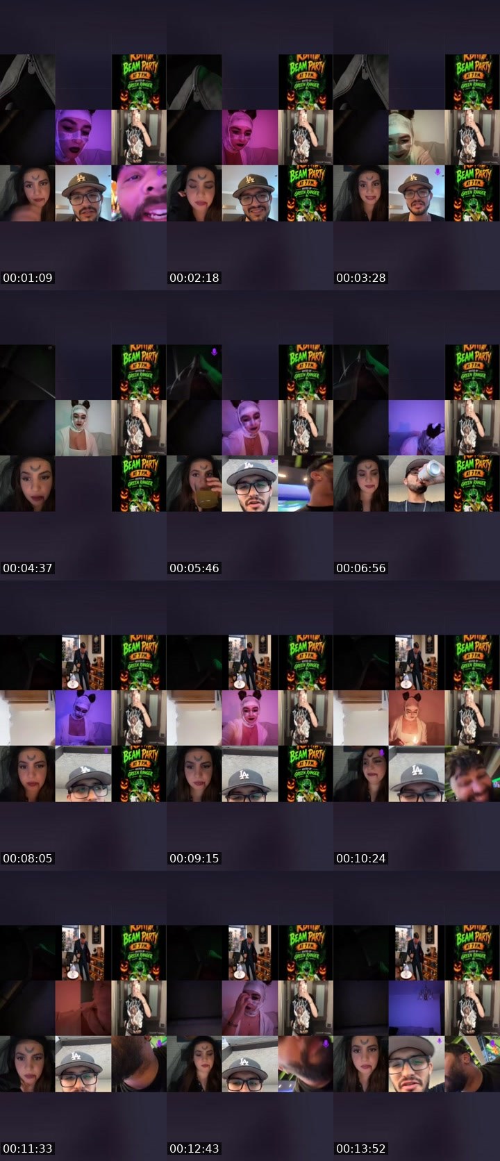Contact-sheet preview of 👑 •Isadora♡ PT 👑's Liveme recording