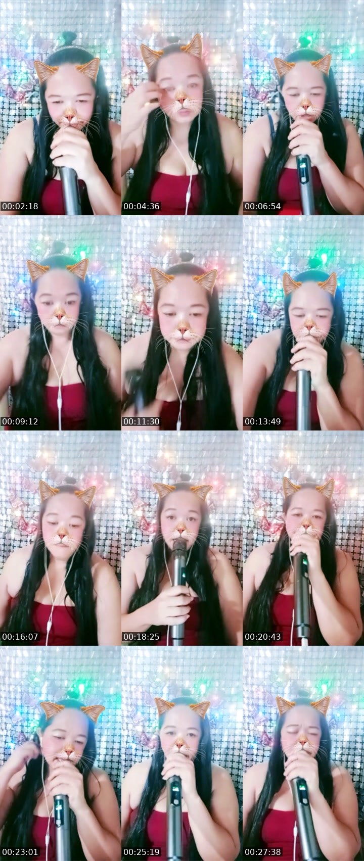 Contact-sheet preview of 👏MELLOWZ🍒's Liveme recording