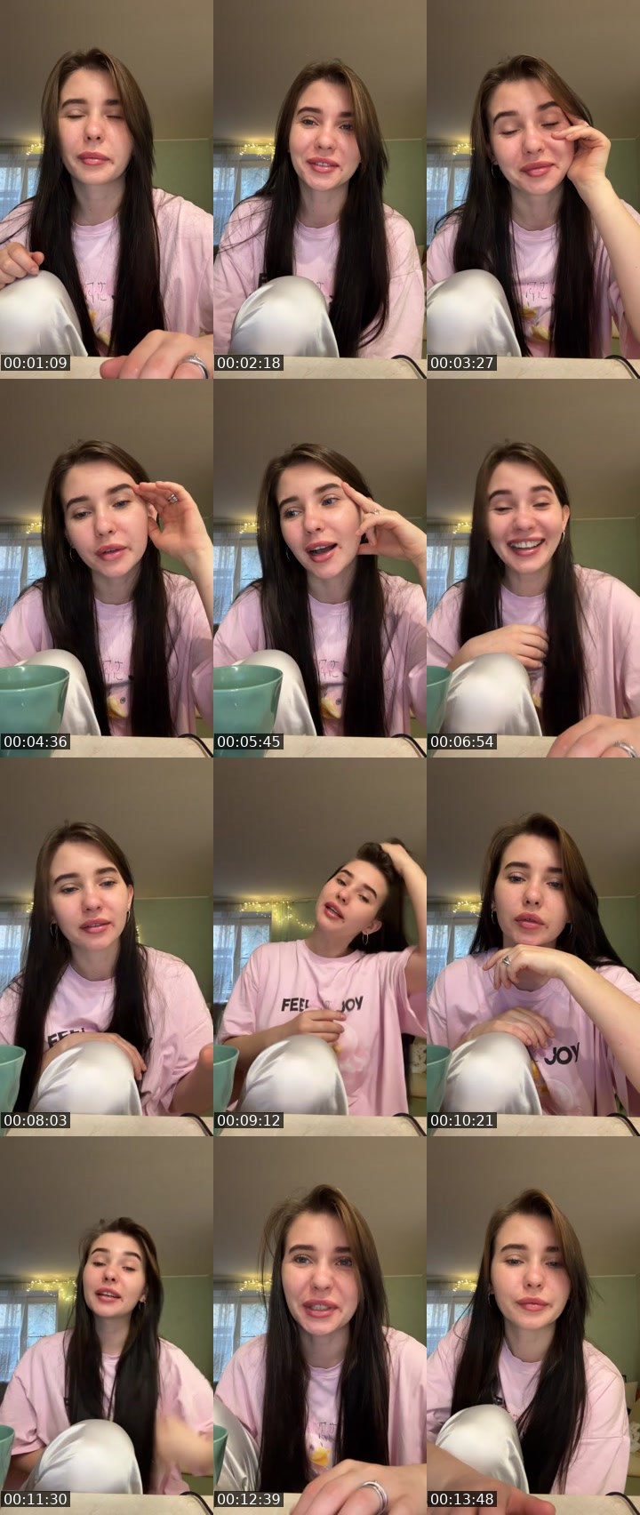 Contact-sheet preview of 🌸illona🌸's Liveme recording