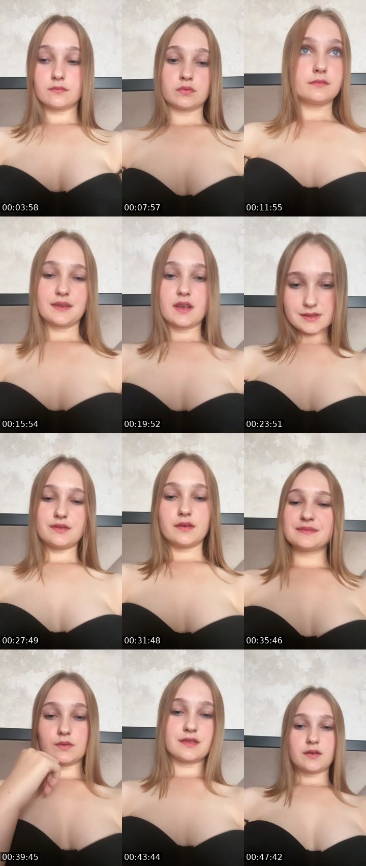 Contact-sheet preview of _Marina_'s Liveme recording