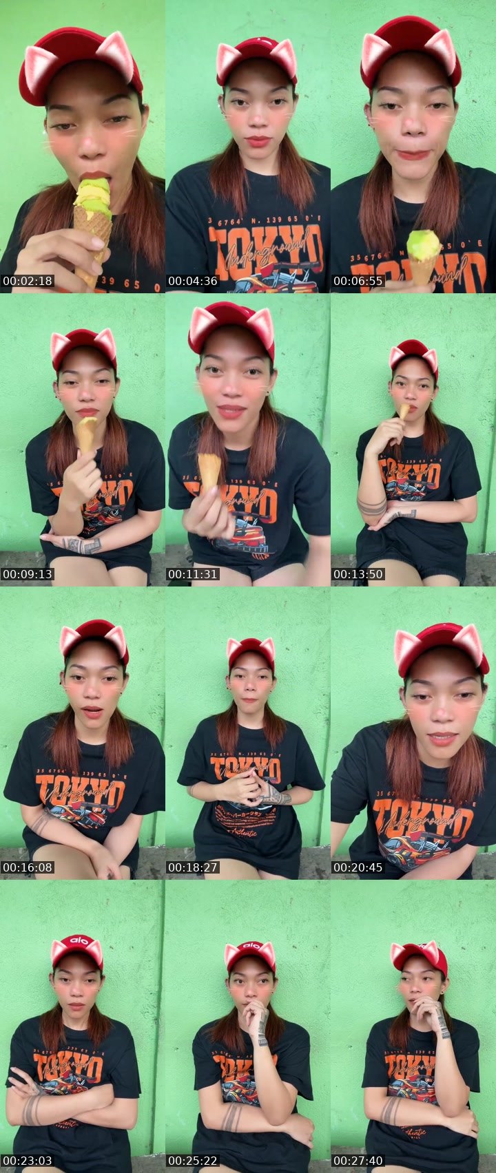 Contact-sheet preview of ☝️💙QUEEN_MC🦋🫧's Liveme recording