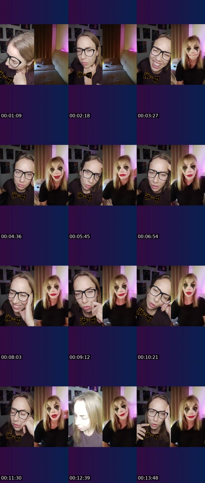 Contact-sheet preview of YULIIA FAKAS👼🪽's Liveme recording