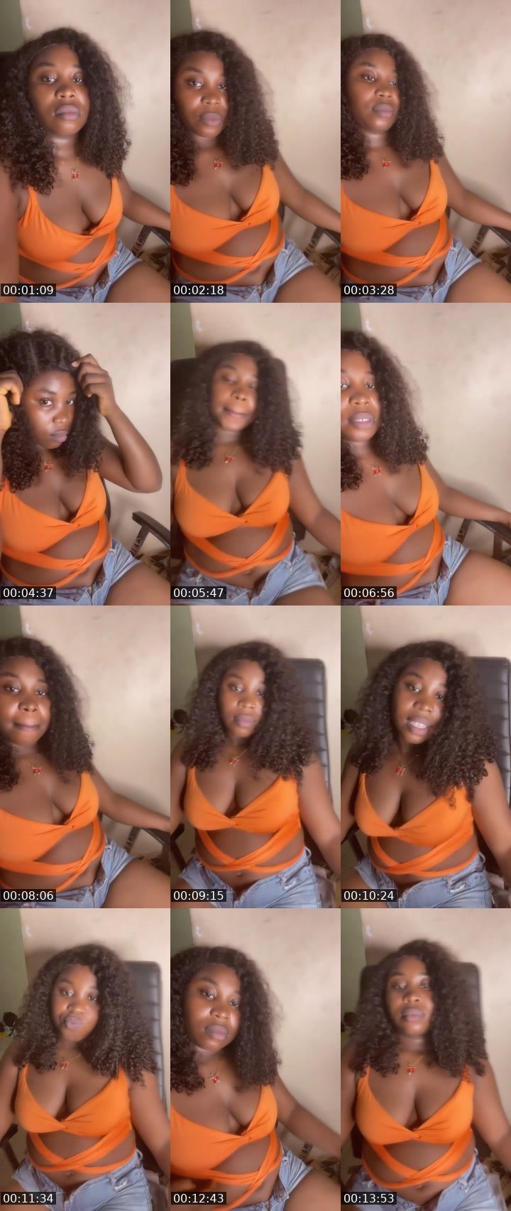 Contact-sheet preview of 🏦Baby sandra🍫🦋's Liveme recording