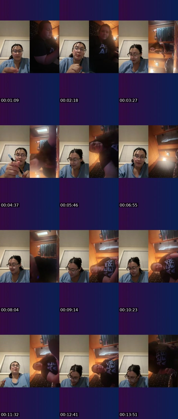 Contact-sheet preview of Tiffanie27's Liveme recording