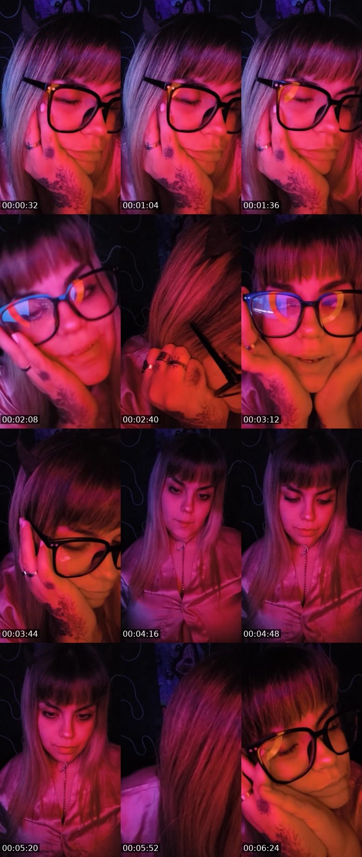 Contact-sheet preview of ꪑꪮꪮꪀ🫧⃝𖤐's Liveme recording