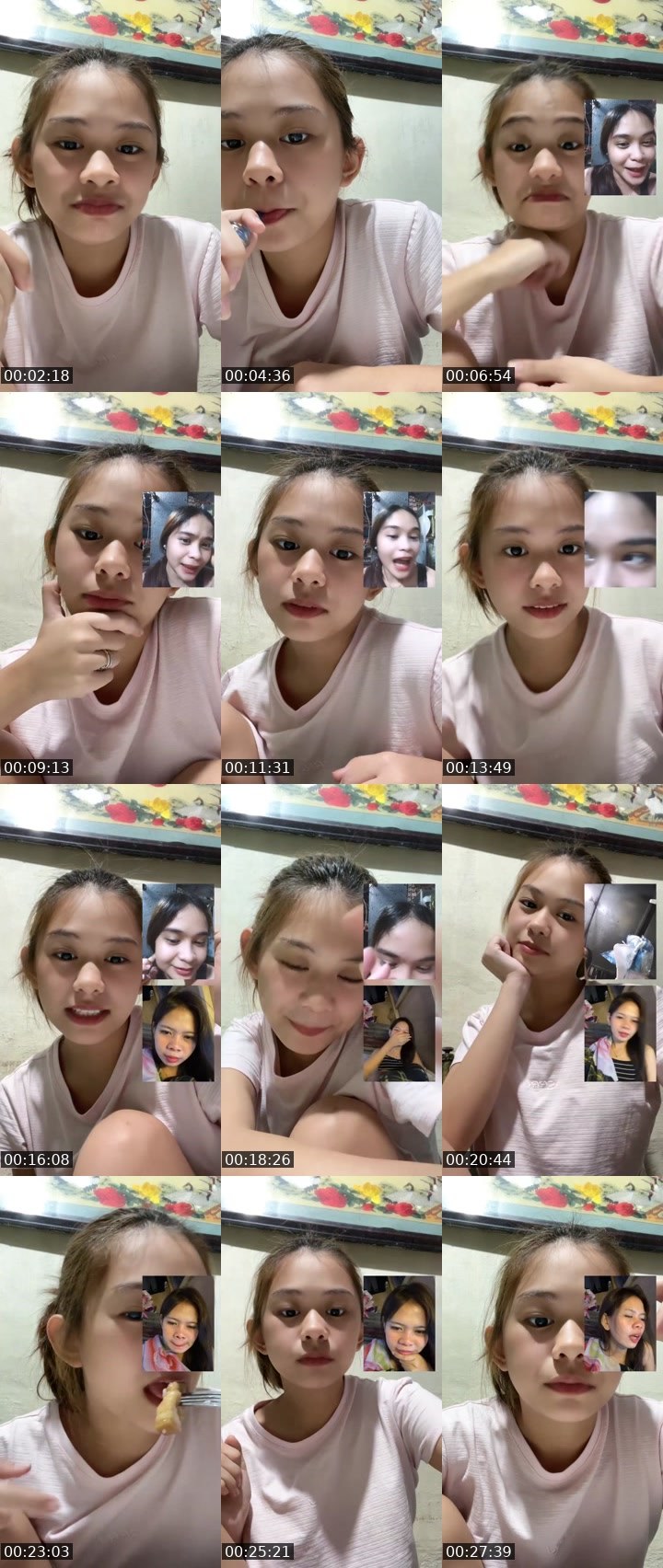 Contact-sheet preview of ♛ ₚₕ Stephy💫 ꈤꉣ's Liveme recording