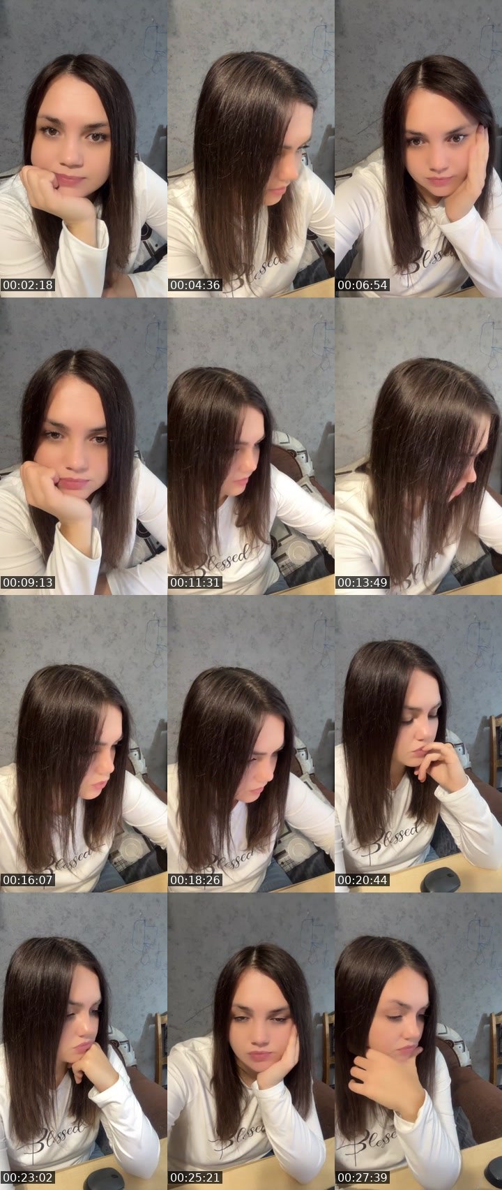 Contact-sheet preview of Nastya KH 😇's Liveme recording