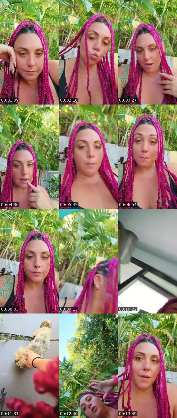 Contact-sheet preview of Breezy696's Liveme recording